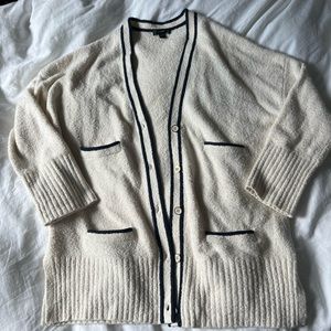 JCrew varsity style relaxed cardigan - size XS/S